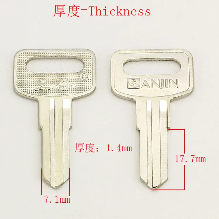 

A073 left groove Wholesale Locksmith Keymother Brass House Home Door Blank Empty Key Blanks Keys 25 pieces/lot