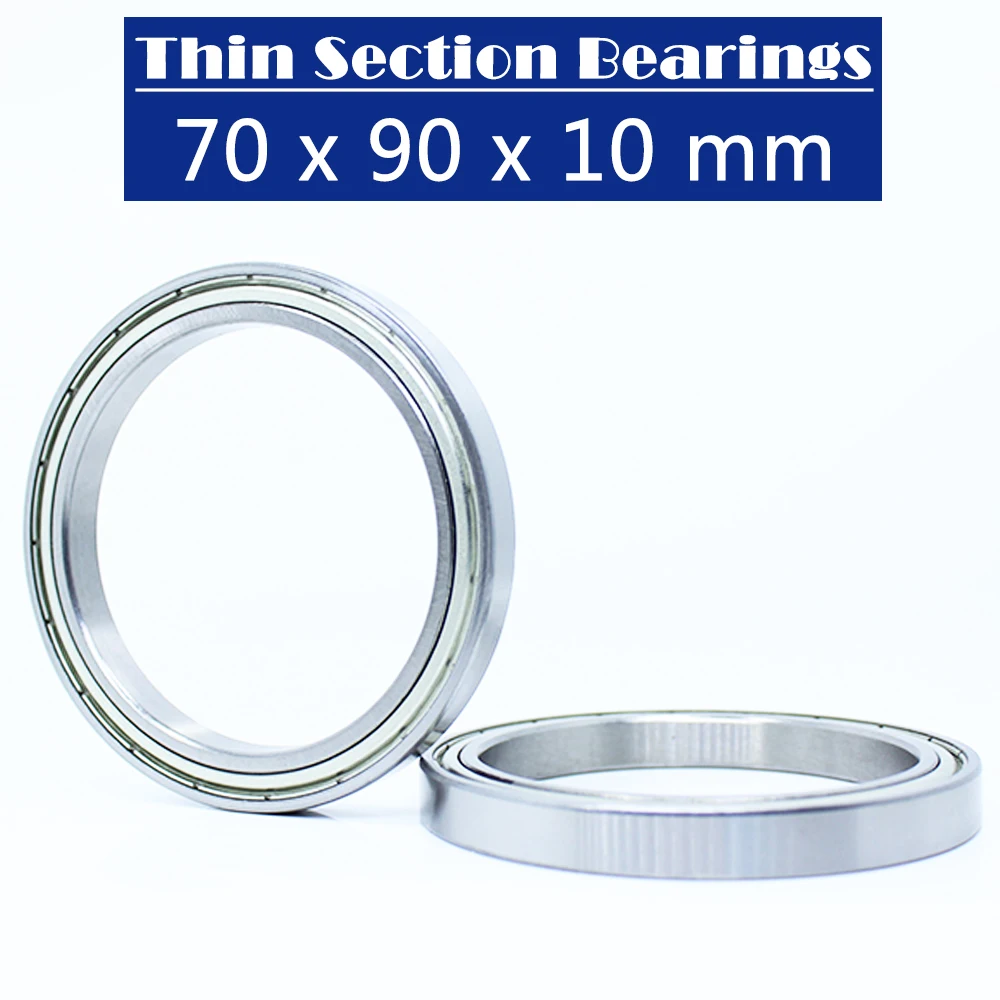 6814 ZZ Bearing ( 2 PCS ) 70*90*10 mm Metric Thin Section Bearings 61814 ZZ 6814ZZ