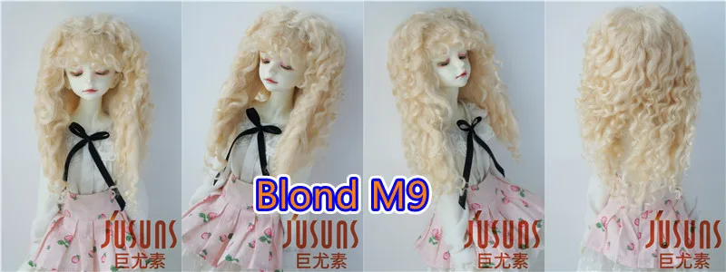 D28002 Extremely Longe Curly Monghanjuc Mohair BJD Wigs 6-7' 7-8' 8-9' 9-10' 1/6 1/4 1/3 YOSD MSD SD DOD QBaby Blythes Hair