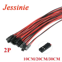 100pcs/lot 2pin Dupont Cable 2P 2 Pin Female Jumper Connector Wire 2.54mm Pitch Length 10CM 20CM 30CM Single Head For 3D Printer