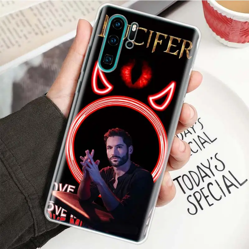 Romance Club Lucifer Soft Phone Case For Huawei Honor 10 9 20 Lite Y5 Y6 Y7 Y9 P Smart Z 2019 8A Pro 8X 8S 7A 7X 9X Coque Shell