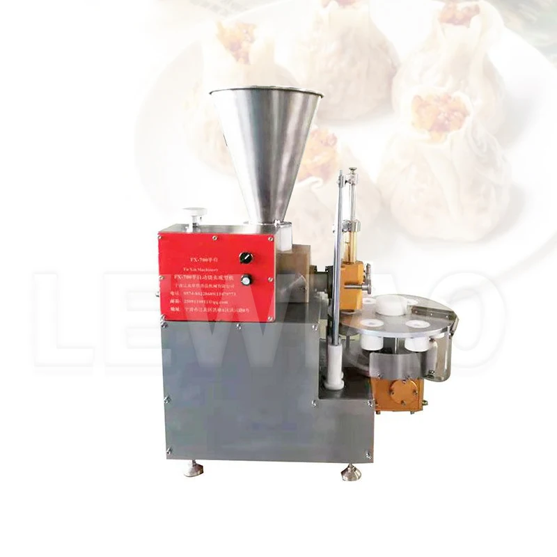 กึ่งอัตโนมัติ 14-60g Siu Mai Maker Siomai เครื่องขึ้นรูป