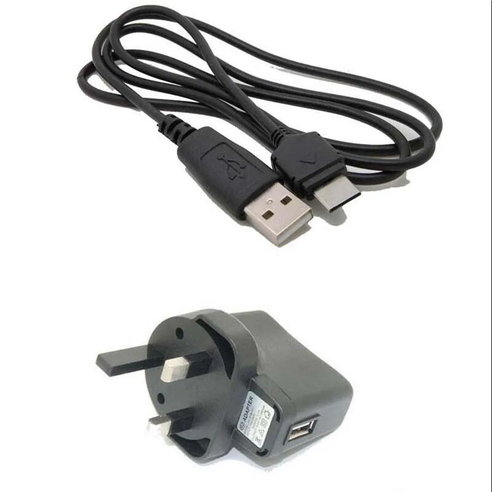 Kabel do transmisji danych USB ładowarka ścienna dla SAMSUNG SGH-A707 A717 D807 / D806 D830 D840 D900 czarny węgiel E250 E900 F300 i607 BlackJack