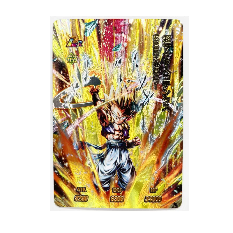 9pcs/set Dragon Z GT Rough Flash No.2 Gilding Super Saiyan Heroes Battle Card Ultra Instinct Goku Vegeta Game Collection Cards