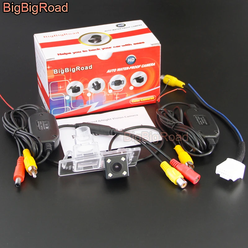BigBigRoad Car Rear View Parking Camera For Hyundai Elantra AD 2018 2019 With 16 Pins adapter Original Monitor Compatible