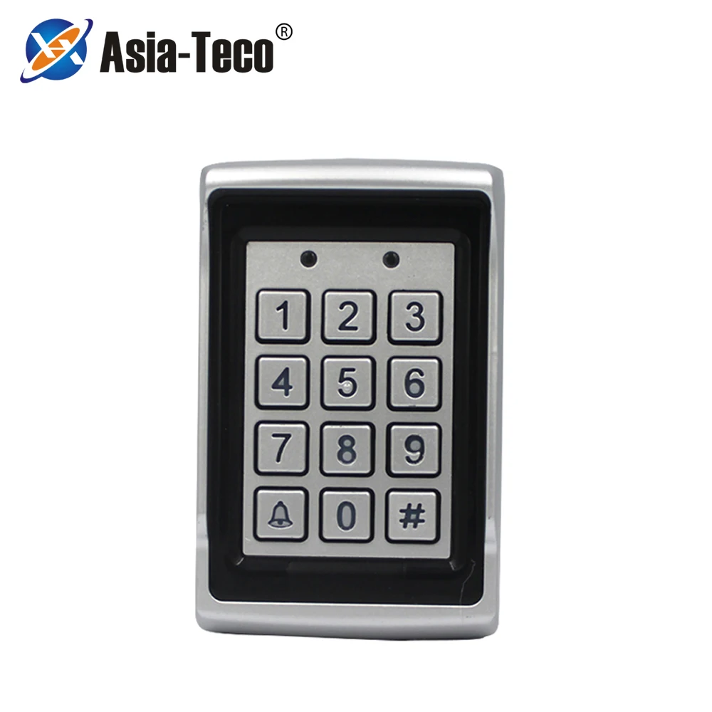 125Khz RFID 1000Users Metal Case Keypad Access Controller with Backlight Door Control Independent Code Access Device