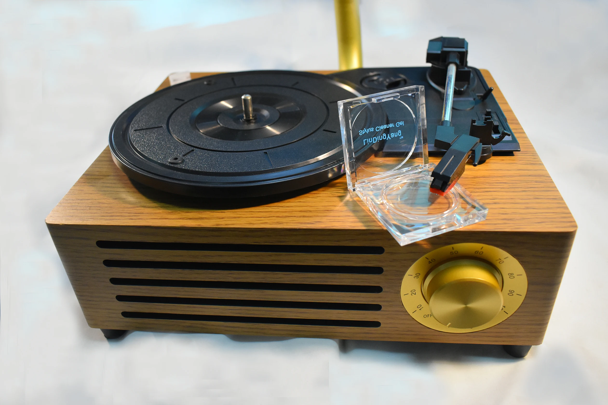 Stylus ทำความสะอาดเจล Turntable ทำความสะอาด Gramophone สไตลัสทำความสะอาดไวนิลสไตลัสทำความสะอาดไวนิลเจลตลับหมึก Stylus ทำความสะอาด