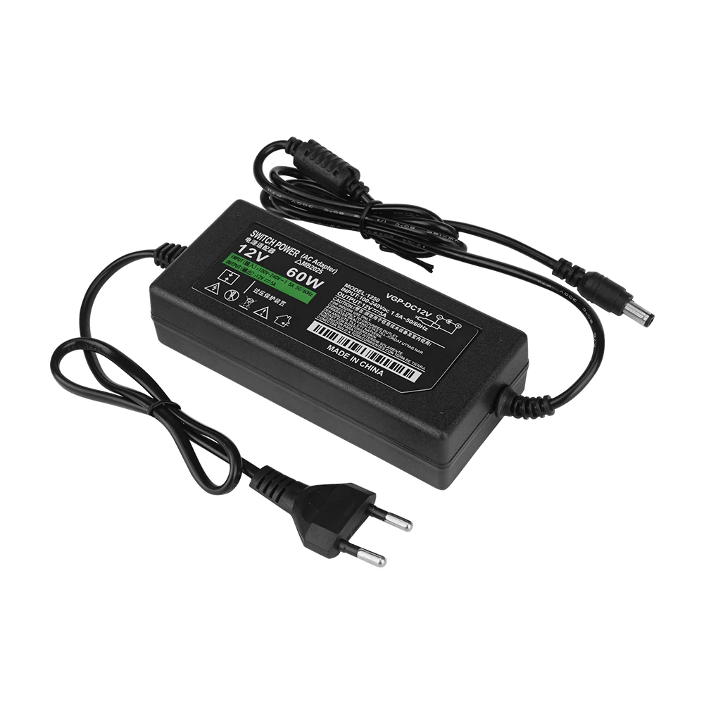 AIYIMA 12V Amplifier Power Supply Unit US EU Plug Adapter 12V 5A AC220V To DC12V Power Adapter For TPA3116 TPA3118 Amplifiers