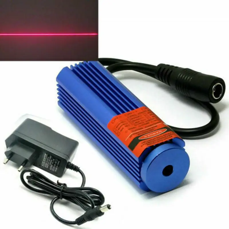 

12V 650nm 200mw Red Laser Line Beam Lights Laser Module W/ Adapter