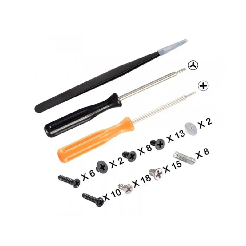 Completa sostituzione Vite Viti Springs Per-Nintendo -Switch di Console Joy-Con NS Imbottiture Strumenti di Riparazione