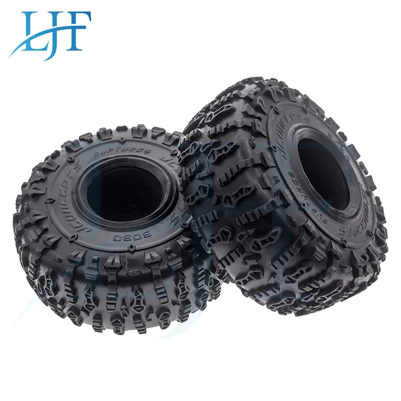 

LJF 4pcs 149mm*60mm 2.2" Soft TyreTires with foam For 1/10 Rock Crawler Car AXIAL WRAITH RR10 TRX-4 JEEP TRUCK UPGRADE PART L285