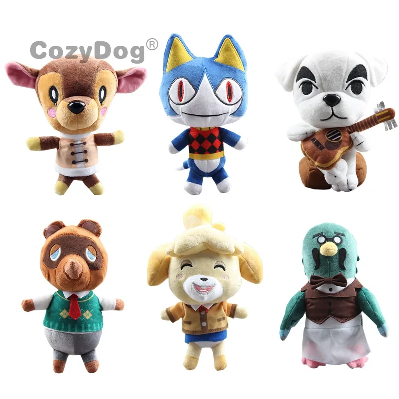 Animal Crossing K.K.  Brewster  20cm Rover Porter Tom Nook Shizue Isabelle Stuffed Animals