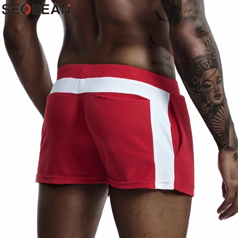 Pyjamas Lounge Shorts Men Pajamas Bottoms Men\'s Sleepwear Shorts Cotton Soft Fashion Simple Home Pants Indoor Fitness Shorts