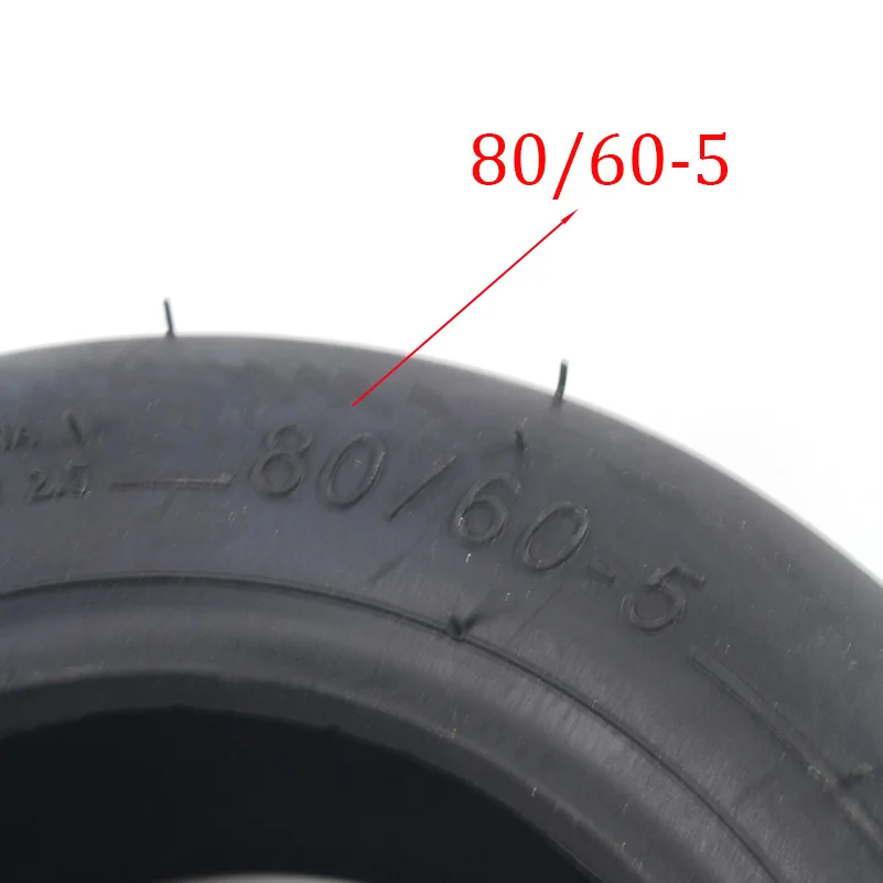 High quality 80 / 60-5 tubeless vacuum tire for Xiaomi 9 balance car 8 inch kart front wheel