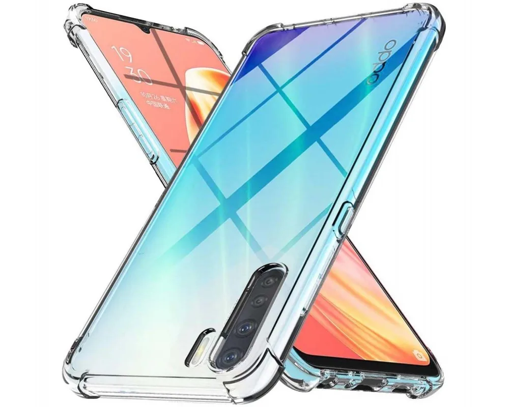 Transparent Anti-Shock Tpu Gel case for Oppo A91