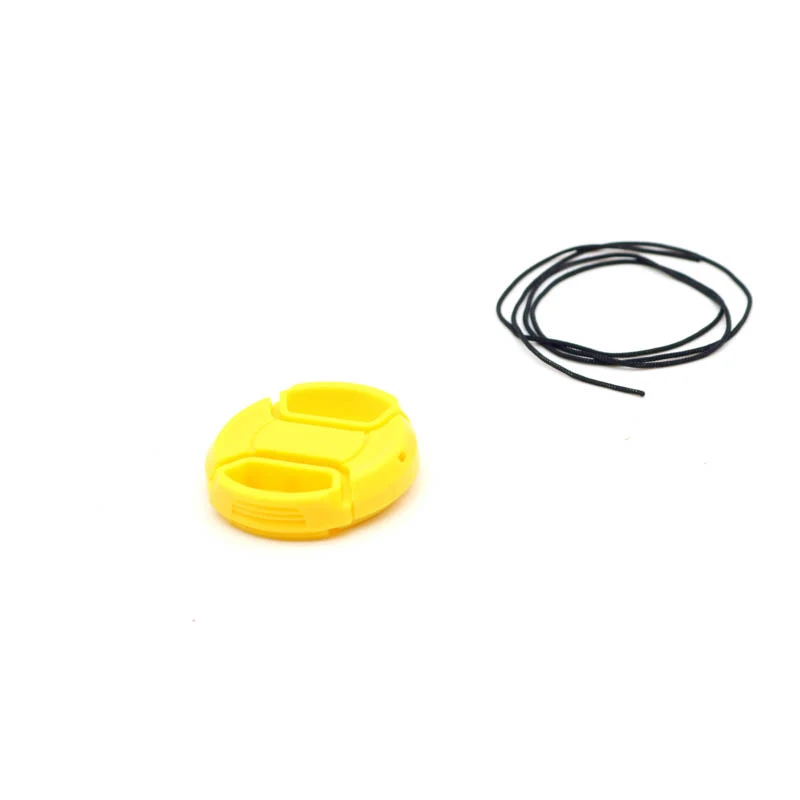 Универсальная крышка для объектива Canon, Sony, Nikon, Olympus, Fujifilm, белый/желтый