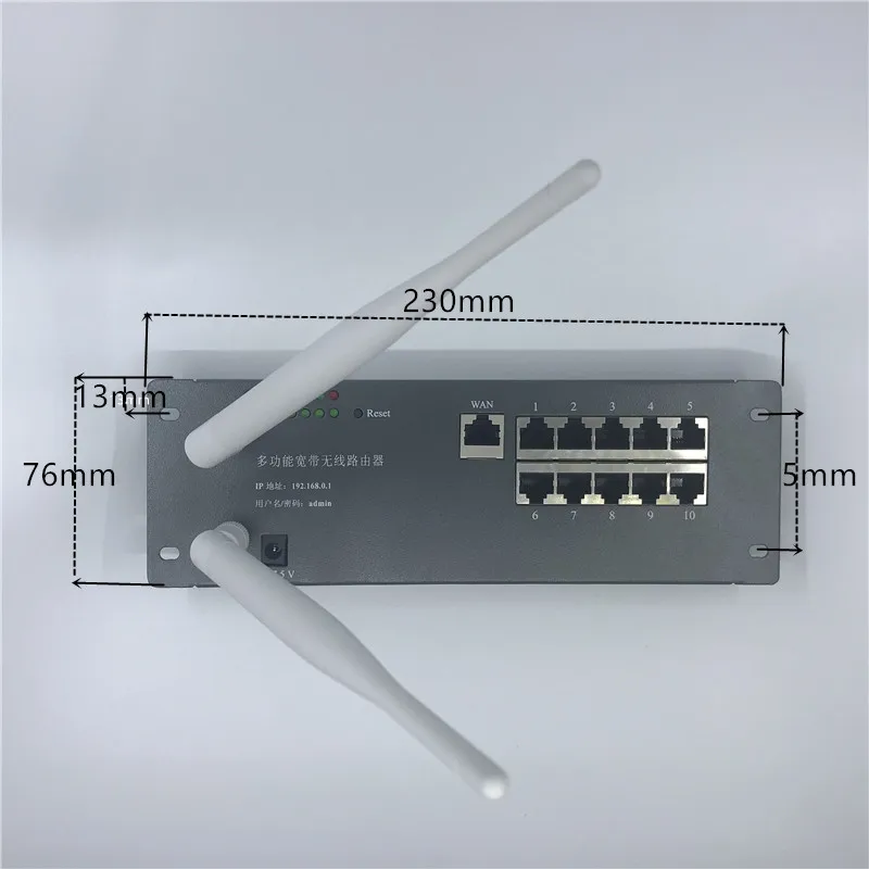 OEM10 port wireless router motherboard module custom screw hole metal shell broadband fast home kit 2.4G wireless module router