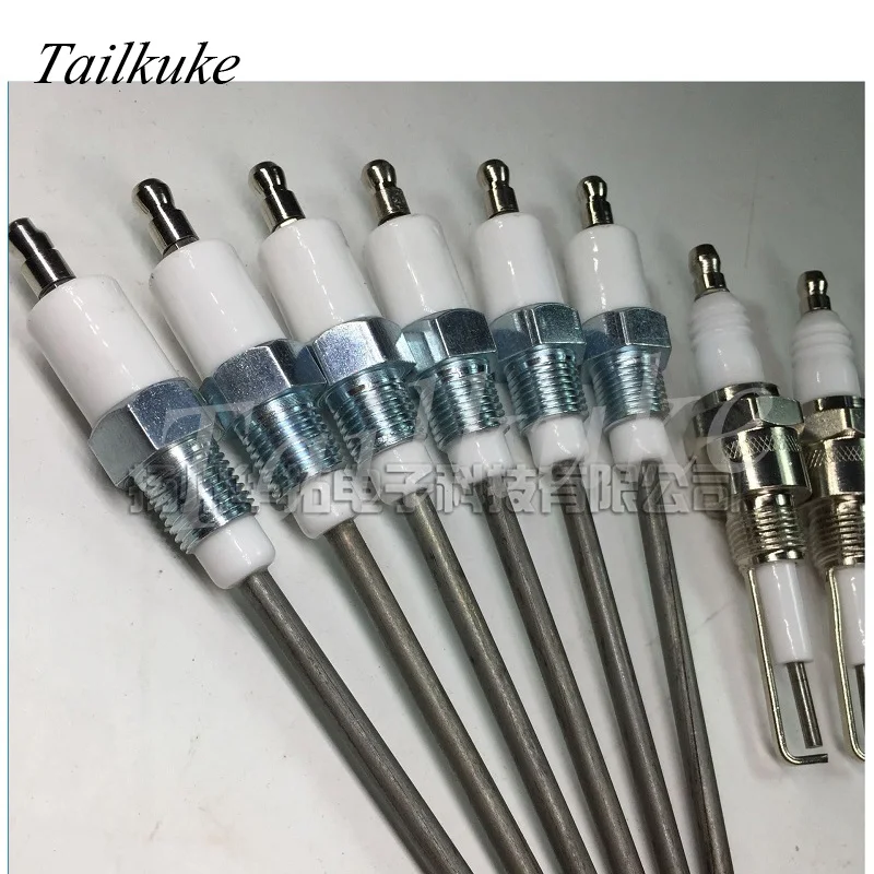 1 Piece 1/4 Screw Flame Detector M14 * 1.25 Boiler Burner Natural Gas Bipolar Ignition Probe Ignition Rod
