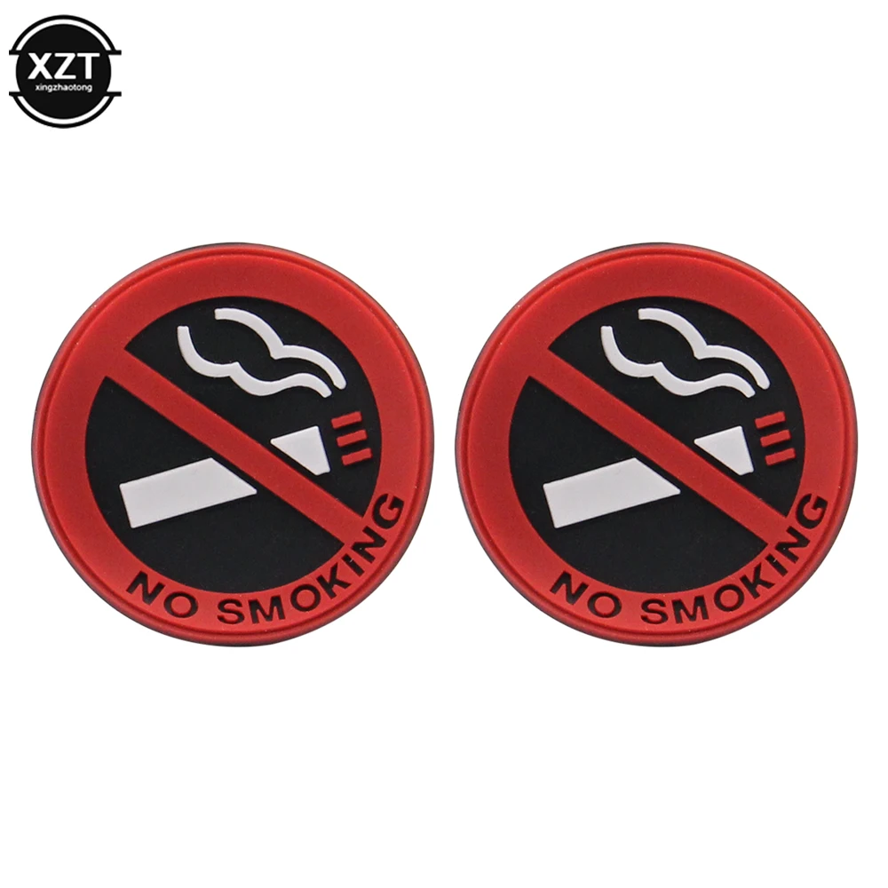 1pcs Warning No Smoking Logo Car Stickers for Toyota avensis Corolla Prius RAV4 Camry Reiz Venza Highlander Prado Sequoia auris