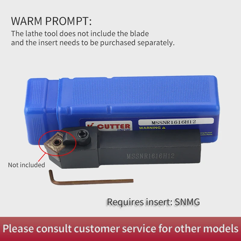 1pc MSSNR1616H12 MSSNR2020K12 MSSNR2525M12 External Turning Tool Holder SNMG Carbide Inserts MSSNR Lathe Cutting Tools Set