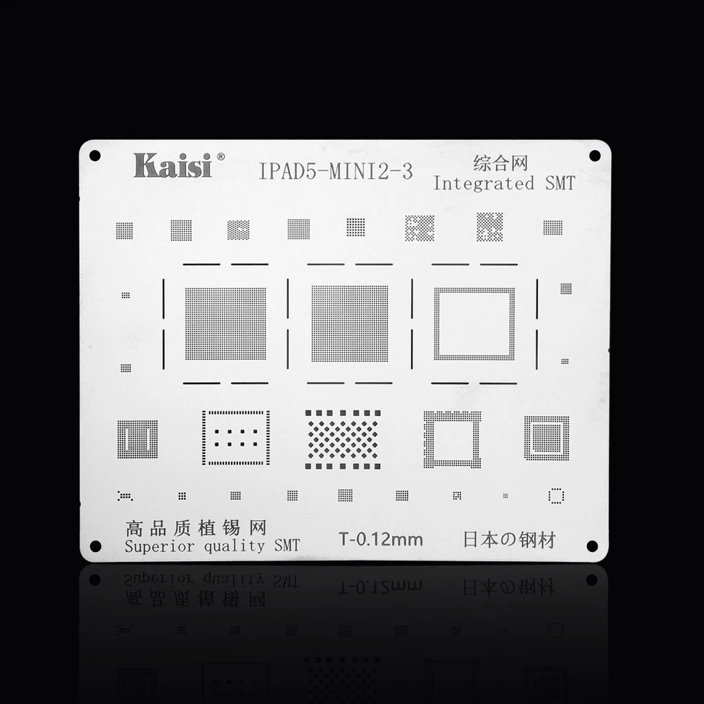 5個のためのbgaをreballingステンシルキットセットiPad2-6 ipad mini1-4 ipadプロ9.7インチマザーボードbga高品質はんだテンプレートツール