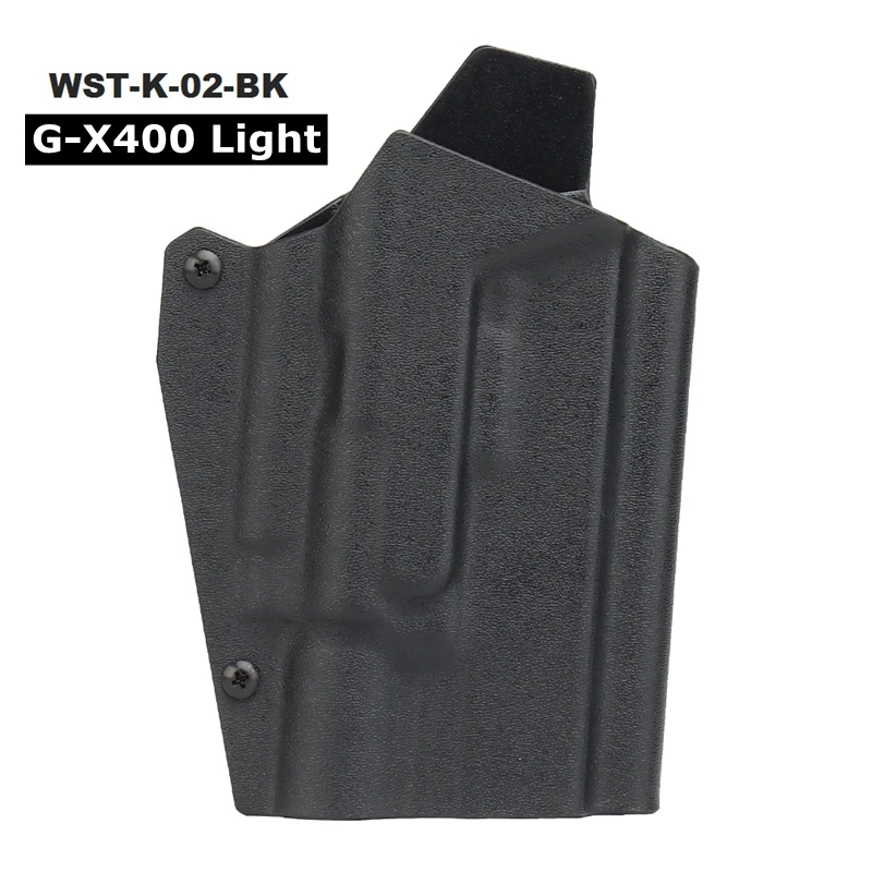 Tactical Kydex Holster for Glock 17/19/19x/45 Premium Kydex G-X400 Light Right Hand IWB Gun Holster Perfect Concealed Carry