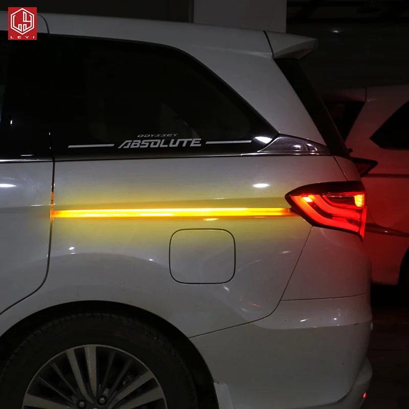 For Honda Odyssey 2015 2016 2017 2018 2019 2020 2021 LED Slide Door Light Strip Accessories Styling Turn Signal Car Decoration