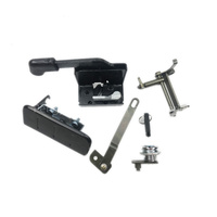 Excavator parts For Doosan Daewoo DH60 DX80-7 cab door lock inner and outer handle lock core into reverse buckle lock