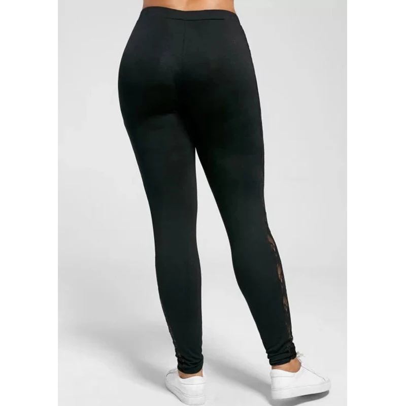 Hollow Out kwiatowe legginsy fitness damskie spodnie do jogi odzież sportowa legginsy treningowe Jeggings legginsy do kulturystyki dla kobiet