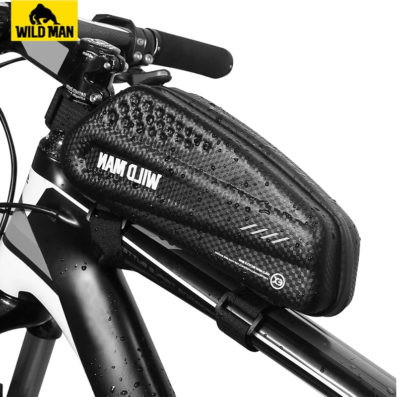 WILD MAN Mountain Bike Bag Top Tube Pannier Rainproof Waterproof Bicycle Bag Front Cycling Frame Bag Mtb Accesorios