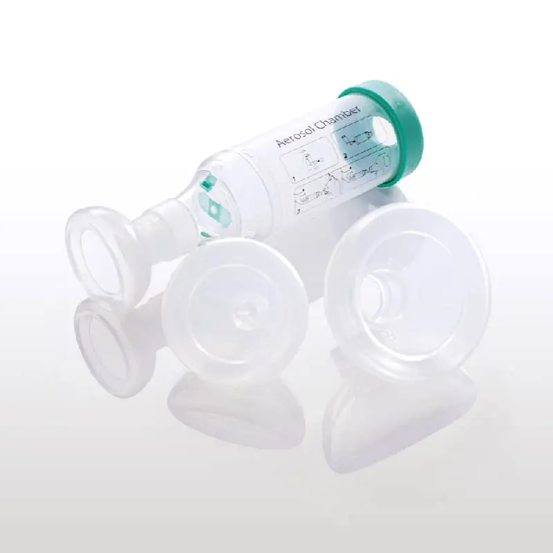 Veterinary Inhaler Nebulizer Chamber  Spacer Inhaler For Dog & Cat With 2 Soft Medical Silicone Face Mask