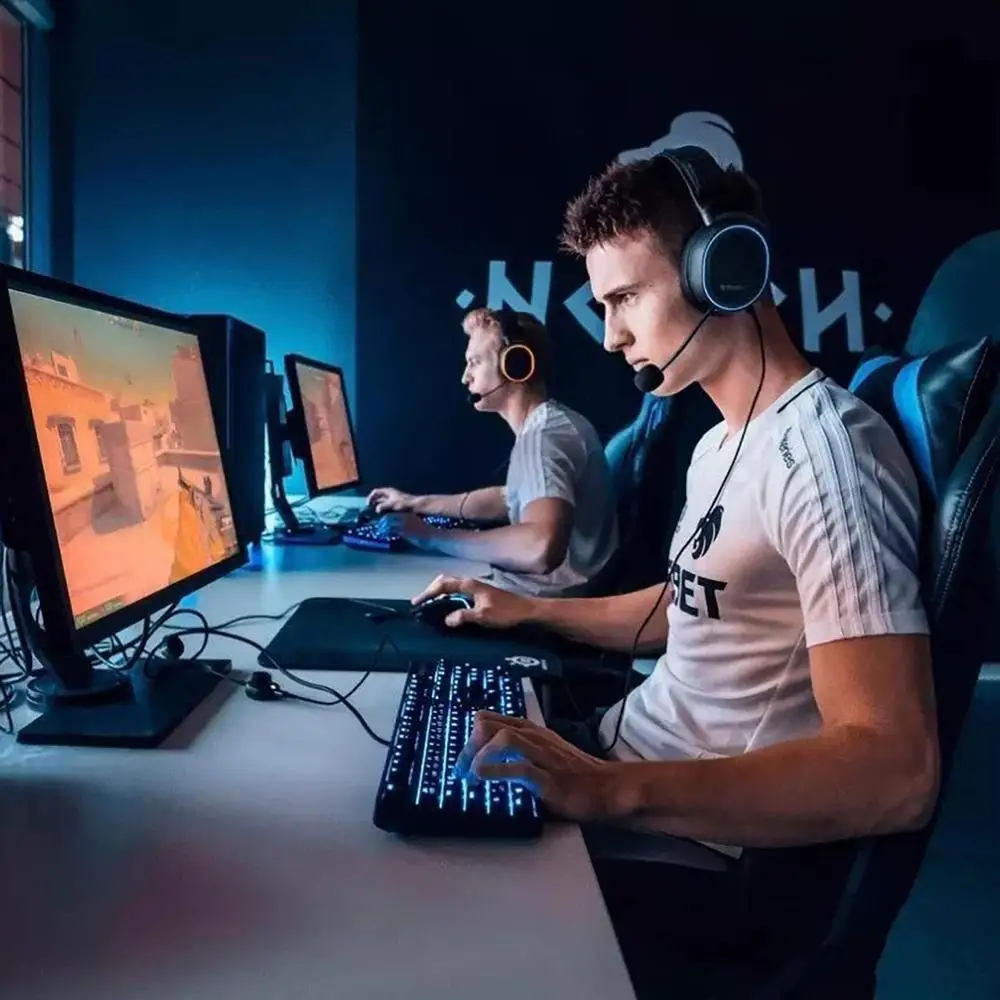 OFC 8Pin Aux استبدال مضفر ملحق تمديد كابلات الحبل ل SteelSeries Arctis 3 5 7 برو السلكية سماعات الألعاب اللاسلكية سماعات