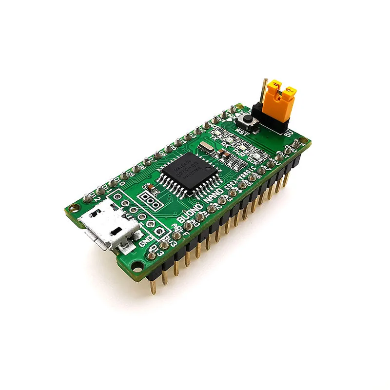 Massduino Nano V3.0 MD-328D Micro USB 5V 3.3V Seleccionable CH340G 16bit AD para Arduino