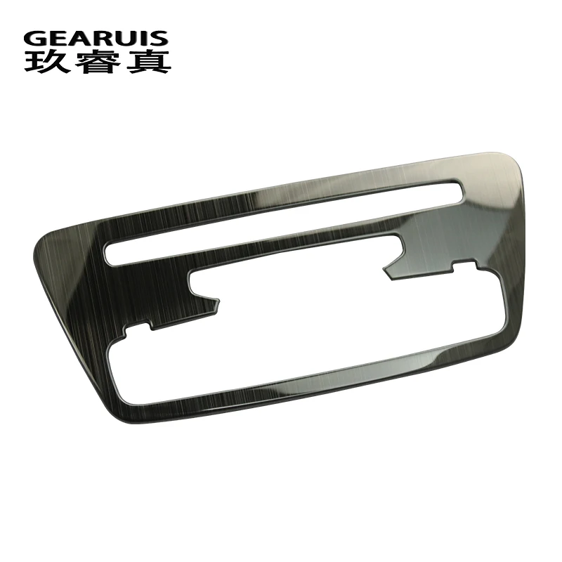 Car Styling adesivo per auto in fibra di carbonio CD pannello di controllo centrale strisce di rivestimento per Audi Q3 accessori Auto adesivi per