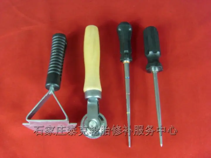 auto Tire repair and cleaning compaction tools 4pcs one set