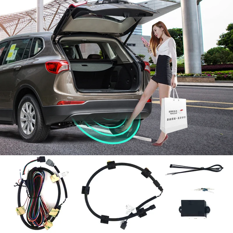 Car Smart Automatic Trunk Opening One Foot induction Trunk Opener Replacement Electric Tailgate Microwave Induction One Foot Sen