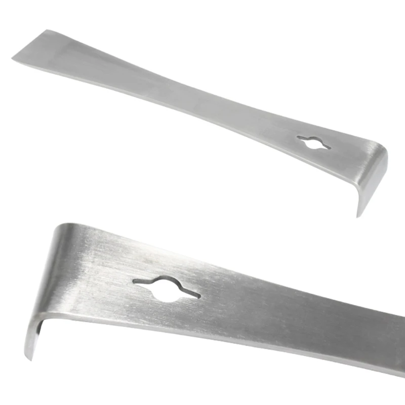 สแตนเลสสตีล Pry Bar Scraper Mutifunctional ดึง Prying & ขูด Silver