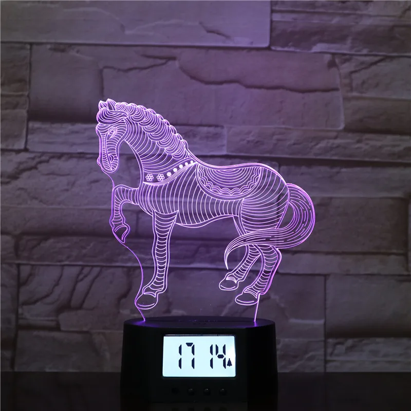 

Alarm Timer USB Interface 3d Night Light Modeling Lamp USB Interface For Kid's Toys Gift Birthday