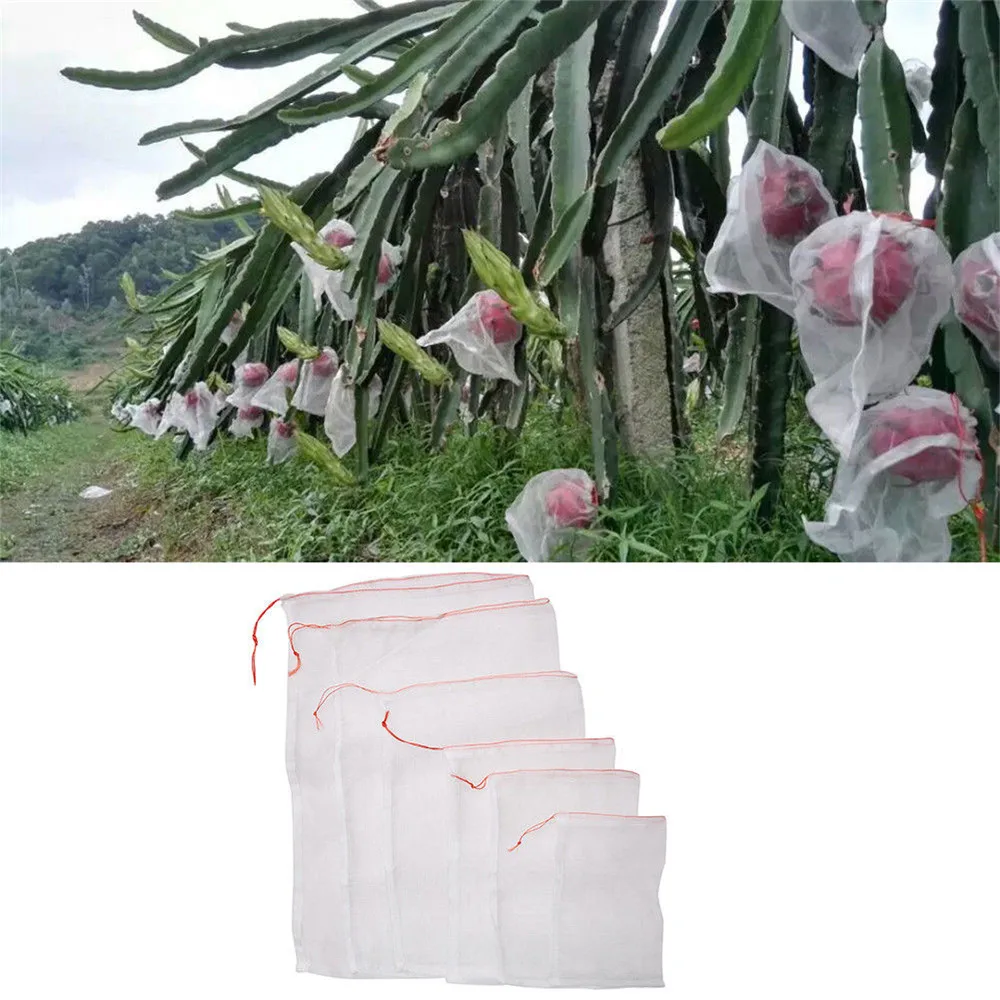 

Garden Plant Fruit Protect Bags Sac Net Mesh Against Insect Pest Bird Plant Fruit Flower Protect Bag