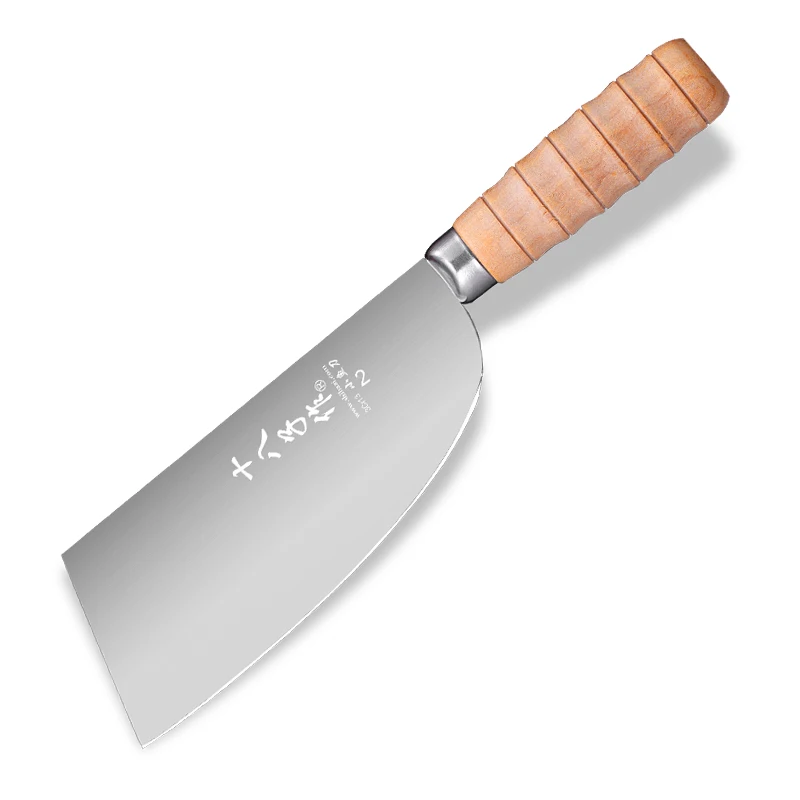 Shibazi kitchen knife professional Chinese kitchen knife meat cleaver 30Cr13 steel bore fish knife kitchenware S225-1