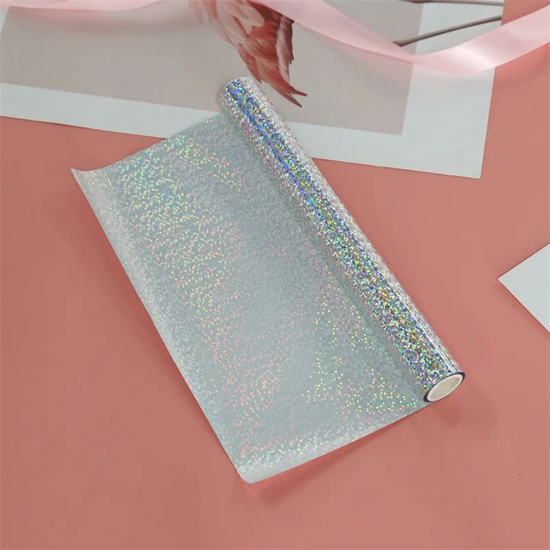 19.3cmx5m New Toner Reactive Foil by Laser Printer and Laminator Paper Holographic Heat Transfer Crafts Foils New DIY Tool 2021