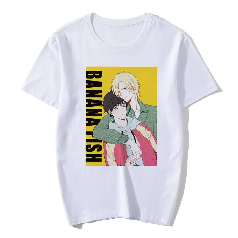 Banana Fish T Shirt Women Anime Japanese Manga T-shirt Cartoon Graphic Tees Summer Tops Harajuku 2020 Women Fashion Tees Tshirts