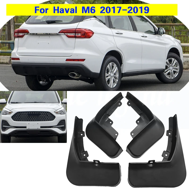 Front Rear Car Mud Flaps For Great Wall Haval M6 PLUS 2017-2021 Mudflaps Splash Guards Mud Flap Mudguard Fender Car Accessories