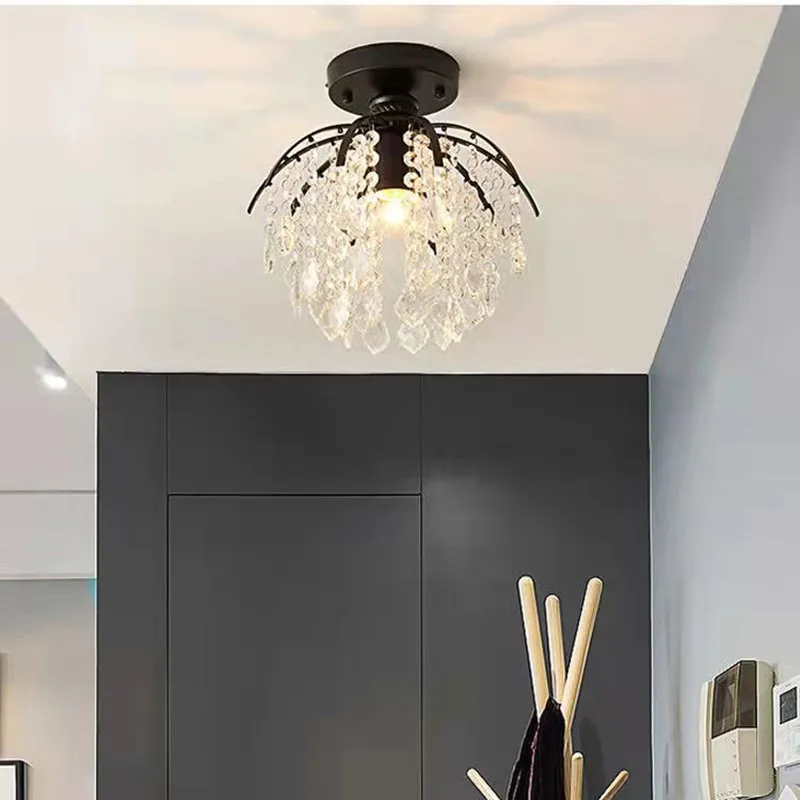 Crystal Entrance Indoor Ceiling Lamp Ceiling Light Corridor Aisle Store Coffee Shop