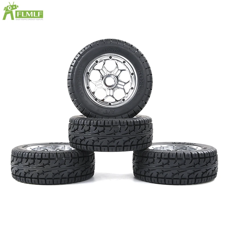 All-terrain Wheel Tyre Assembly Set Fit Whole Vehicle Fit for 1/5 Losi 5ive T ROFUN ROVAN LT KingmotorX2 Rc Car Games Toys Parts