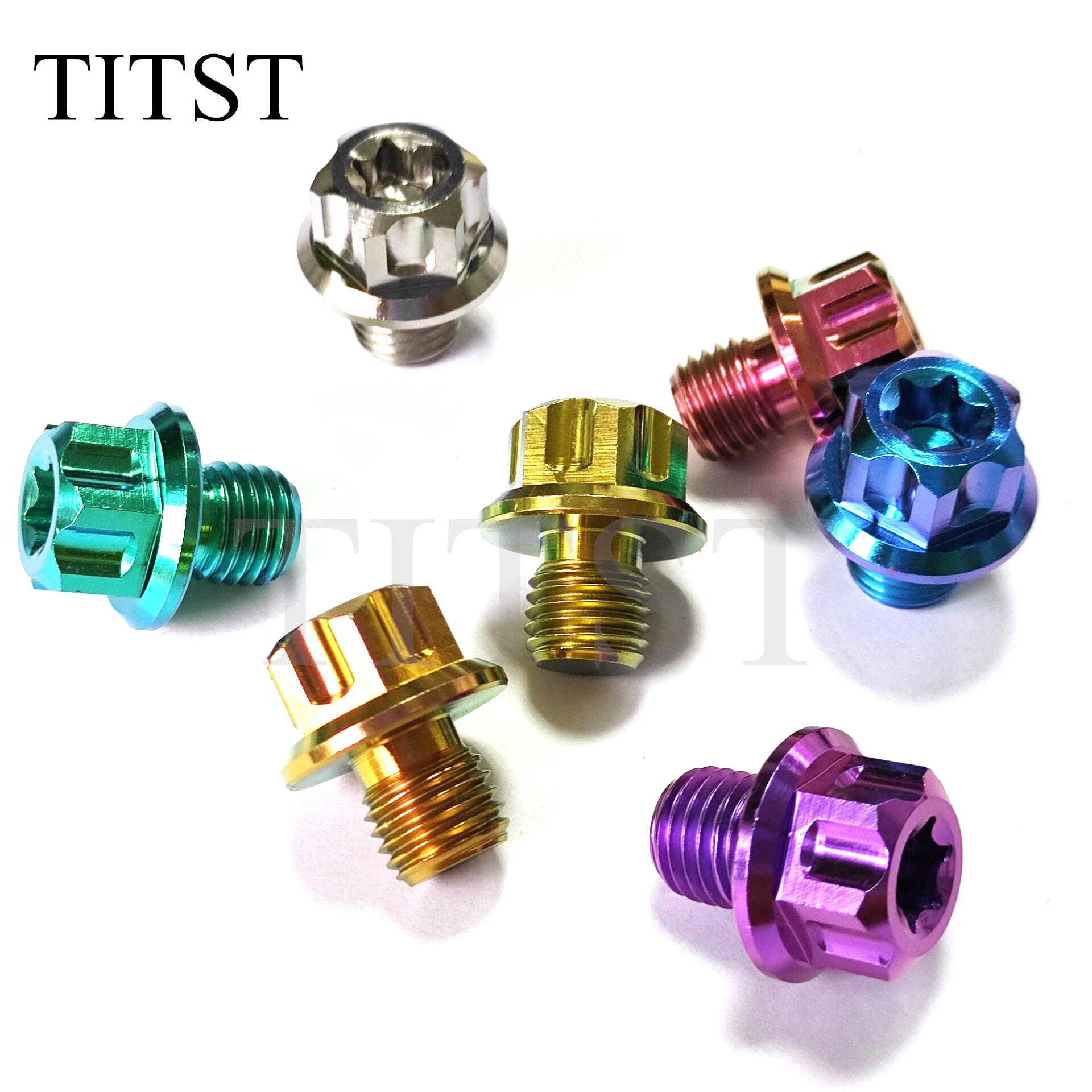 TITST M10 x10x1.25mm Titanium Flange head bolts Torx head bolts （ One Lot = 10PCS )