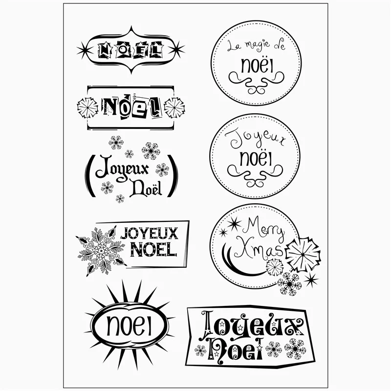 French transparent silicone rubber stamp close to scrapbook DIY cute pattern album paper card stamplbum Paper Card Stamp