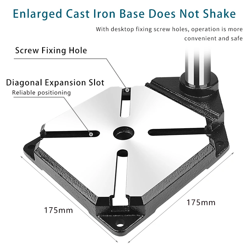 AOBEN 1PC Electric Drill Stand Precision Power Rotary Tools Bench Drill Accessories Multifunction Fixed Bracket Base Power Tools