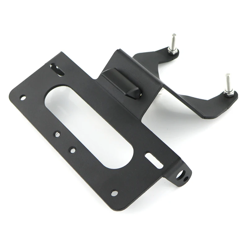 يصلح ل KTM DUKE R 1290 2014-2019 الذيل الخلفي مرتب الحاجز مزيل عدة تسجيل لوحة حامل قوس أسود #2