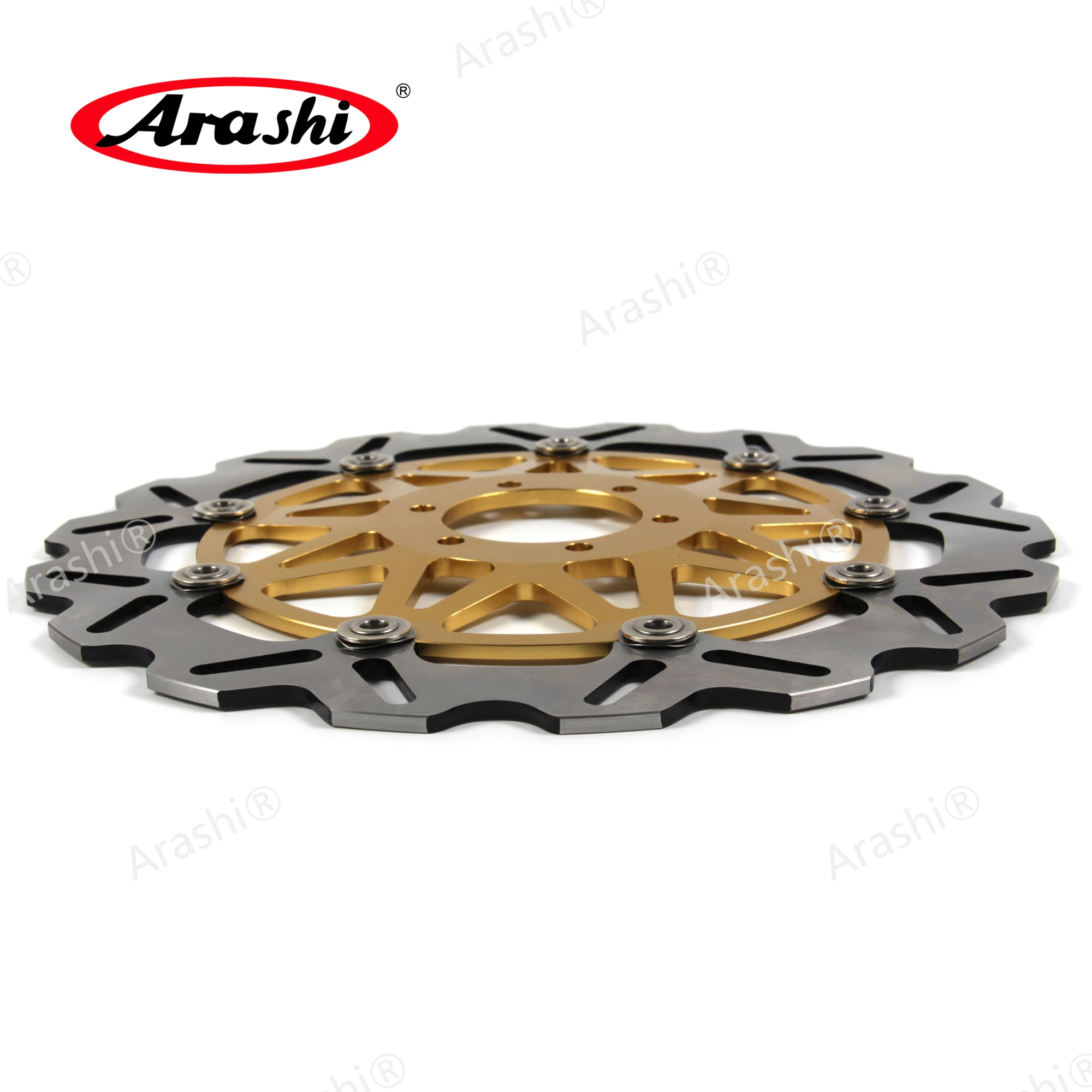 Arashi 1 PCS CNC Full Floating Front Brake Disc Disk Rotors For DUCATI MONSTER 620 / MULTISTRADA single disk 2005 2006